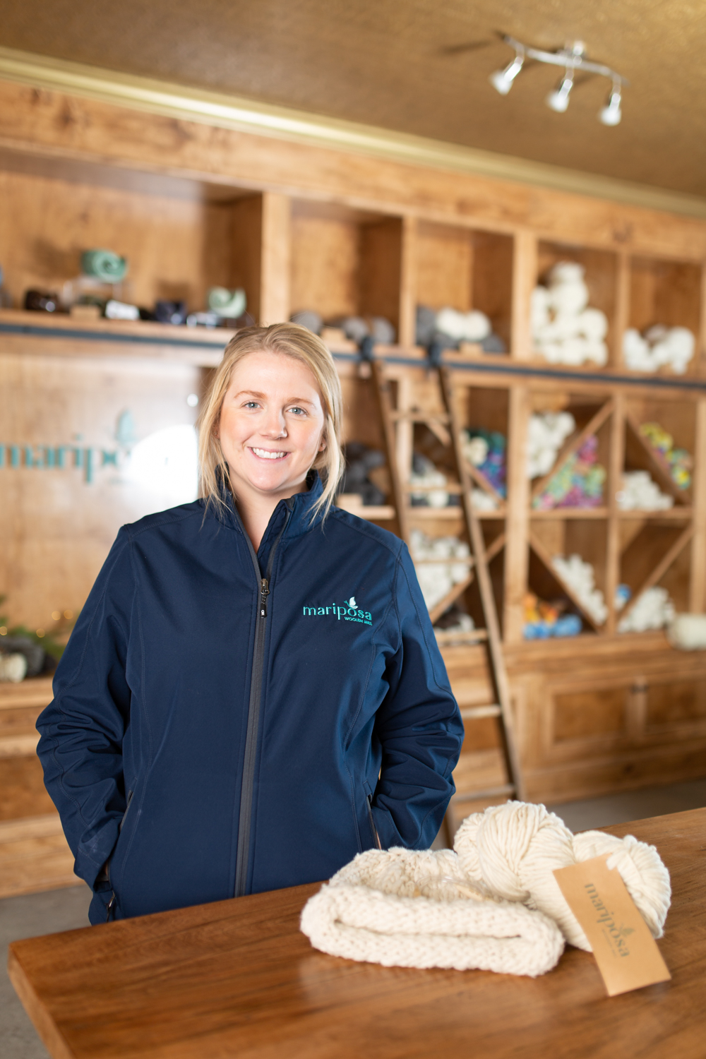 Ellen Edney, Owner of Mariposa Woolen Mill